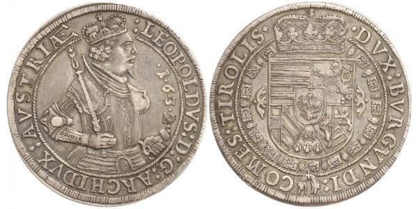 1 Thaler Monarchia asburgica (1526-1804) Argento Leopoldo V d