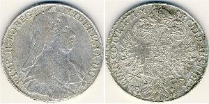 1 Thaler Monarchia asburgica (1526-1804) / Austria Argento Maria Theresa of Austria (1717 - 1780)