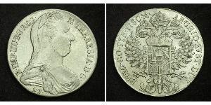 1 Thaler Monarchia asburgica (1526-1804) / Austria Argento Maria Theresa of Austria (1717 - 1780)
