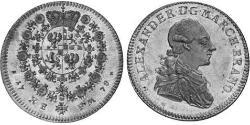 1 Thaler Principato di Ansbach (1398–1792) Argento Cristiano Federico di Brandeburgo-Ansbach(1736 – 1806)