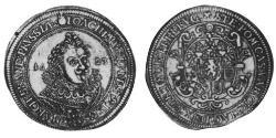 1 Thaler Principato di Ansbach (1398–1792) Argento Gioacchino Ernesto di Brandeburgo-Ansbach(1583 – 1625)