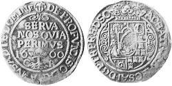 1 Thaler Principato di Transilvania (1571-1711) Argento 