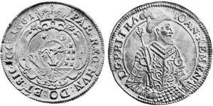 1 Thaler Principato di Transilvania (1571-1711) Argento 