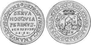 1 Thaler Principato di Transilvania (1571-1711) Argento 