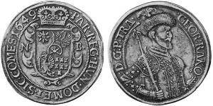 1 Thaler Principato di Transilvania (1571-1711) Argento 