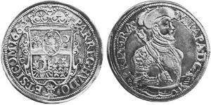 1 Thaler Principato di Transilvania (1571-1711) Argento 