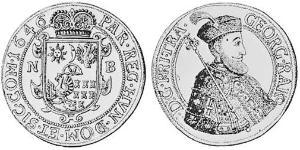 1 Thaler Principato di Transilvania (1571-1711) Argento 