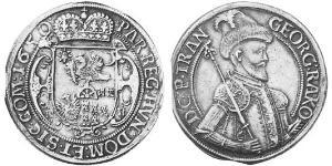 1 Thaler Principato di Transilvania (1571-1711) Argento 