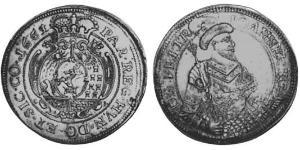 1 Thaler Principato di Transilvania (1571-1711) Argento 