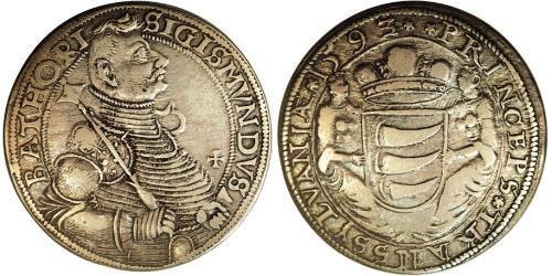 1 Thaler Principato di Transilvania (1571-1711) Argento Zsigmond Báthory (1572 -1613)