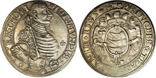 1 Thaler Principato di Transilvania (1571-1711) Argento Zsigmond Báthory (1572 -1613)