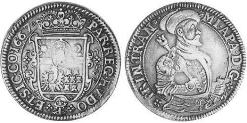 1 Thaler Principato di Transilvania (1571-1711) Argento 