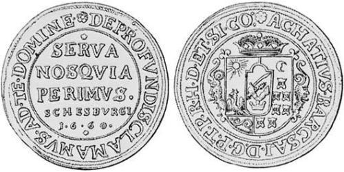 1 Thaler Principato di Transilvania (1571-1711) Argento 