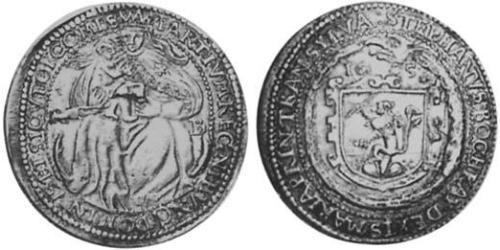 1 Thaler Principato di Transilvania (1571-1711) Argento 