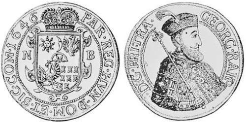 1 Thaler Principato di Transilvania (1571-1711) Argento 