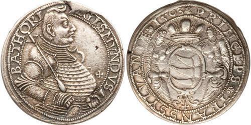 1 Thaler Principato di Transilvania (1571-1711) Argento Zsigmond Báthory (1572 -1613)