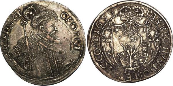 1 Thaler Principato di Transilvania (1571-1711) Argento György Rákóczi II,  prince of Transylvania (1621 -1660)