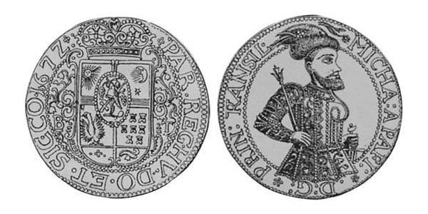 1 Thaler Principato di Transilvania (1571-1711) Argento 