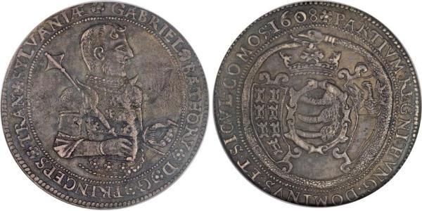 1 Thaler Principato di Transilvania (1571-1711) Argento Gabriel Báthory (1589 – 1613)