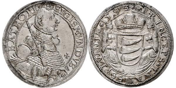 1 Thaler Principato di Transilvania (1571-1711) Argento Zsigmond Báthory (1572 -1613)