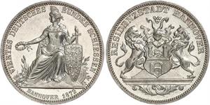 1 Thaler Provincia di Hannover (1868 - 1946) Argento 