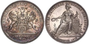 1 Thaler Provincia di Hannover (1868 - 1946) Argento 
