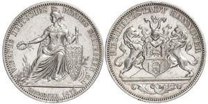 1 Thaler Provincia di Hannover (1868 - 1946) Argento 