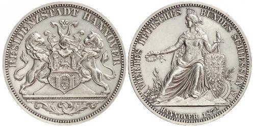 1 Thaler Provincia di Hannover (1868 - 1946) Argento 