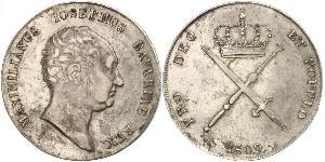 1 Thaler Regno di Baviera (1806 - 1918) Argento Massimiliano I Giuseppe di Baviera (1756 - 1825)