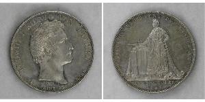 1 Thaler Regno di Baviera (1806 - 1918) Argento Ludovico I di Baviera (re)(1786 – 1868)