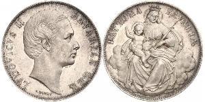 1 Thaler Regno di Baviera (1806 - 1918) Argento Ludovico II di Baviera(1845 – 1886)