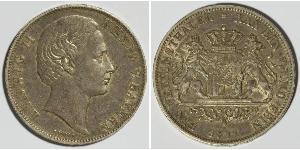 1 Thaler Regno di Baviera (1806 - 1918) Argento Ludovico II di Baviera(1845 – 1886)