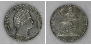 1 Thaler Regno di Baviera (1806 - 1918) Argento Ludovico I di Baviera (re)(1786 – 1868)