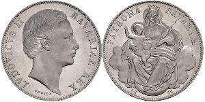 1 Thaler Regno di Baviera (1806 - 1918) Argento Ludovico II di Baviera(1845 – 1886)