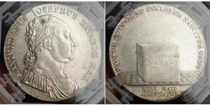 1 Thaler Regno di Baviera (1806 - 1918) Argento Massimiliano I Giuseppe di Baviera (1756 - 1825)