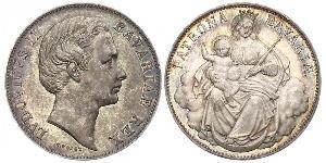 1 Thaler Regno di Baviera (1806 - 1918) Argento Ludovico II di Baviera(1845 – 1886)