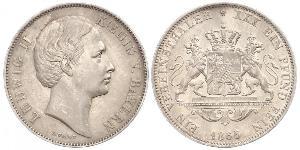 1 Thaler Regno di Baviera (1806 - 1918) Argento Ludovico II di Baviera(1845 – 1886)