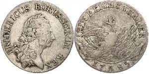 1 Thaler Regno di Prussia (1701-1918) Argento Federico II di Prussia (1712 – 1786)