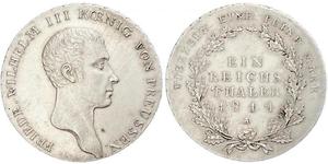 1 Thaler Regno di Prussia (1701-1918) Argento Federico Guglielmo III di Prussia  (1770 -1840)
