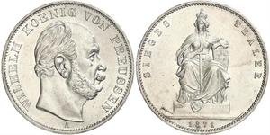 1 Thaler Regno di Prussia (1701-1918) Argento Wilhelm I, German Emperor (1797-1888)