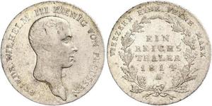 1 Thaler Regno di Prussia (1701-1918) Argento Federico Guglielmo III di Prussia  (1770 -1840)
