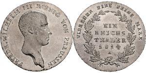 1 Thaler Regno di Prussia (1701-1918) Argento Federico Guglielmo III di Prussia  (1770 -1840)