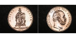 1 Thaler Regno di Prussia (1701-1918) Argento Wilhelm I, German Emperor (1797-1888)