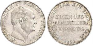 1 Thaler Regno di Prussia (1701-1918) Argento Federico Guglielmo IV di Prussia (1795 - 1861)