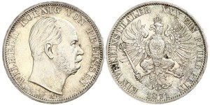 1 Thaler Regno di Prussia (1701-1918) Argento Wilhelm I, German Emperor (1797-1888)