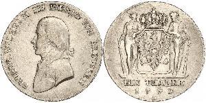 1 Thaler Regno di Prussia (1701-1918) Argento Federico Guglielmo III di Prussia  (1770 -1840)