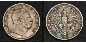 1 Thaler Regno di Prussia (1701-1918) Argento Wilhelm I, German Emperor (1797-1888)