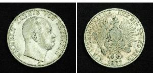 1 Thaler Regno di Prussia (1701-1918) Argento Wilhelm I, German Emperor (1797-1888)