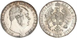 1 Thaler Regno di Prussia (1701-1918) Argento Federico Guglielmo IV di Prussia (1795 - 1861)