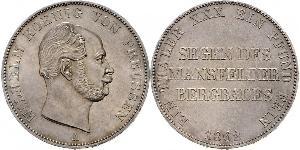 1 Thaler Regno di Prussia (1701-1918) Argento Wilhelm I, German Emperor (1797-1888)